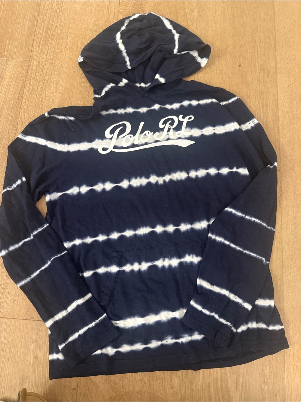 Polo by Ralph Lauren Kids Navy & White Tie-Dye Hoodie